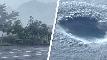 Four million people urged to evacuate in Japan as one of strongest typhoons ever recorded causes chaos