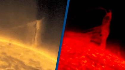 Solar tornado 14-times larger than Earth has erupted on surface of the sun
