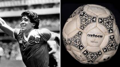 Diego Maradona' 'Hand of God' ball set to auction for whopping £3 million