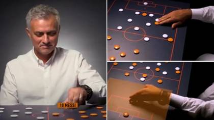 Jose Mourinho explaining his tactics to beat a prime Barcelona with Inter Milan shows his insane level of detail
