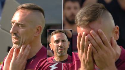 Franck Ribery breaks down in tears as he says goodbye to football career