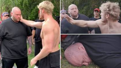 Logan Paul Knocked 350lb Champion Out Cold With Brutal Slap, There Was Concern For His Health