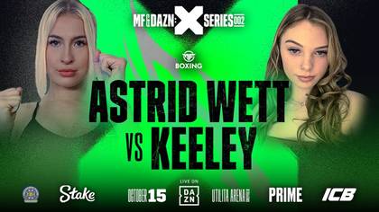 What time is Astrid Wett vs Keeley fight? UK start time and live stream