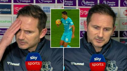 Frank Lampard Keeps It Real During Brutally Honest Interview About Rodri's 'Handball' For City vs Everton