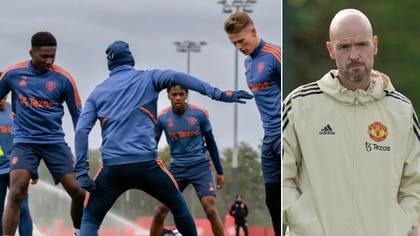 Forgotten Man Utd defender pictured training with the first team, he's not played since 2019