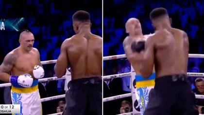 Oleksandr Usyk took a hell of a shot by Anthony Joshua and just kept going
