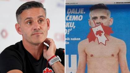 Croatian tabloids brutally attack Canada coach with savage front page spread