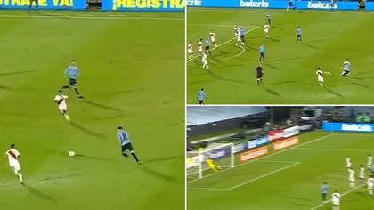 Uruguay star Federico Valverde produced one of the most powerful shots you will ever see