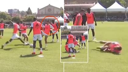 Eden Hazard Completely Taken Out By Antonio Rudiger In Real Madrid Training, Couldn't Finish Session