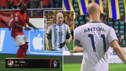 Fans confused after Rafael Leao, Lisandro Martinez and Antony go bald on FIFA 23