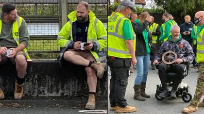Builder's tea and texting used to encourage construction workers to open up about mental health