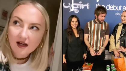 Woman meets Inbetweeners' James Buckley and does Jay fingering impression in front of his wife
