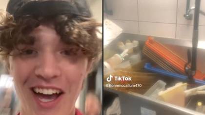 Lad who quit McDonald’s job mid-shift because he didn't want to clean admits it was all a joke.