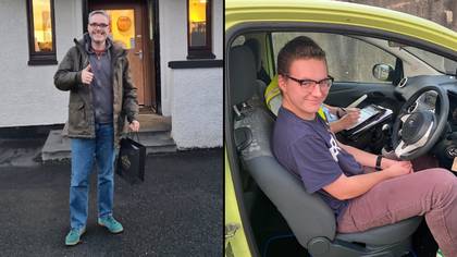 Dad makes 1,000 mile round trip to take son to driving test on his birthday