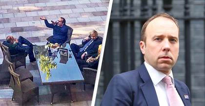 Matt Hancock Allegedly Spotted In Leaked Downing Street Cheese And Wine Picture