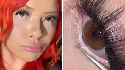 Woman faces backlash after snipping off her bottom lashes makes her eyes look 'open'