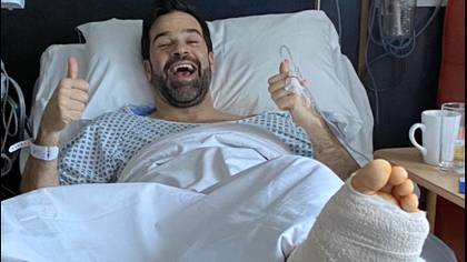 What Has Gethin Jones Done To His Leg? Morning Live Fans Question What Happened