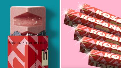 Toblerone is launching a limited edition pink bar this Valentine's Day