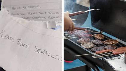 Vegan sends angry letter to neighbour after being left ‘sick and upset’ over barbecue