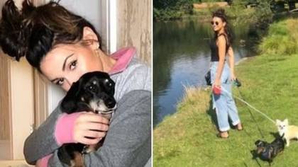 Michelle Keegan celebrates 'amazing' return of dog who was stolen from garden 18 months ago