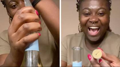 Woman shows how to open wine bottles without a corkscrew and it's blowing people's minds