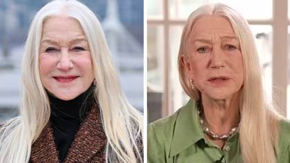 Helen Mirren hits back at stereotype that older women 'shouldn't have long hair'