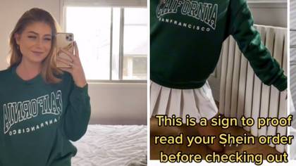 People Are Losing It After Woman Spots Major Spelling Mistake On Shein Jumper