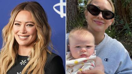 Hilary Duff explains why she wanted her young son to watch her give birth