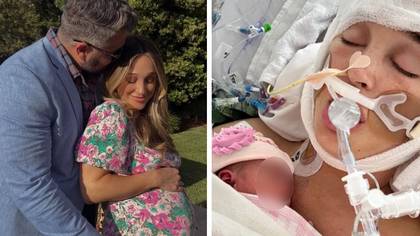 Pregnant influencer fighting for life after suffering brain aneurysm one week before due date