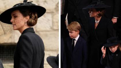 Kate Middleton’s touching tribute to the Queen at her funeral