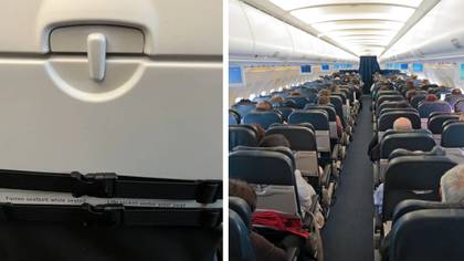 Plane passenger left furious after woman uses attachment to stop them from opening tray table
