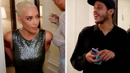 Pete Davidson Has Adorable Reaction To Kim's Shower Request In New Kardashian's Trailer