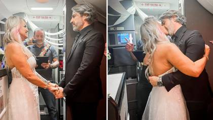 Passengers Got An Unexpected Surprise When A Couple Got Married On Their Flight