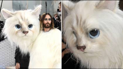 Jared Leto steals show at Met Gala with outrageous cat outfit