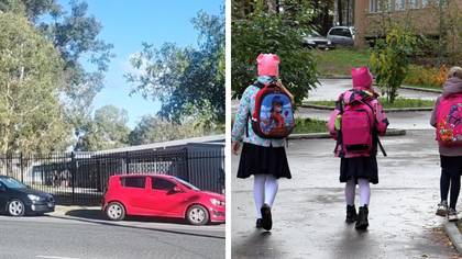 Mum left raging after noticing how cars park outside school at pick up