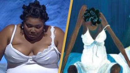 Lizzo re-creates iconic artwork during performance on Saturday Night Live