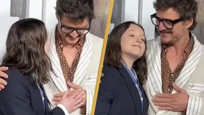 Pedro Pascal explained to Bella Ramsey why he does 'wholesome' hand pose on every red carpet
