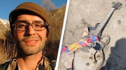 Man discovers ‘crime scene’ after finding backpack and guitar abandoned in desert