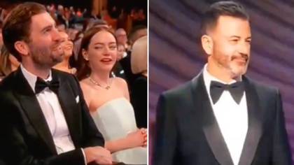 Fans ‘work out’ what Emma Stone said after spotting brutal reaction to Jimmy Kimmel’s joke about movie