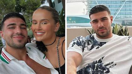 Tommy Fury snubs fiancée Molly-Mae Hague as he returns to the UK after partying in Dubai