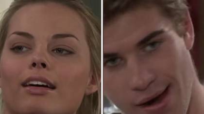Neighbours clip of Margot Robbie and Liam Hemsworth's accent has people shocked