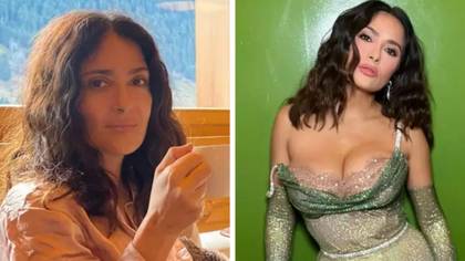 Salma Hayek, 56, reveals key to ‘looking young’ is not washing your face in the morning