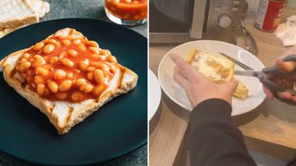 Woman hailed genius after sharing quick and easy beans on toast hack