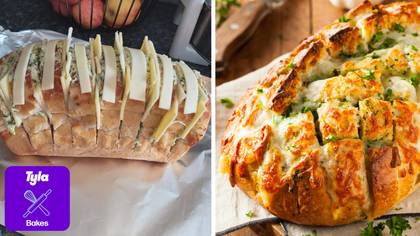People Are Making Cheesy Garlic Tiger Bread Loaves