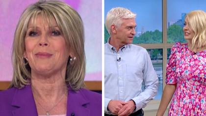Ruth Langsford makes cheeky dig at Phillip Schofield and Holly Willoughby's 'feud'