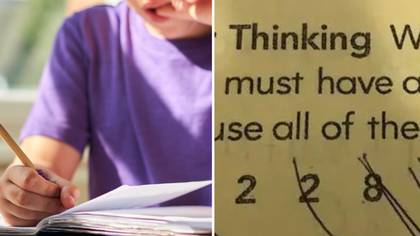 People left confused after mum shares impossible maths question for seven-year-olds