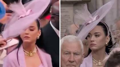 Katy Perry hilariously responds after struggling to find her seat at the King's coronation