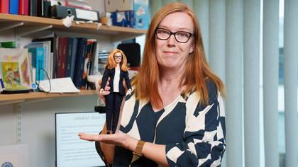 Covid Vaccine Scientist Professor Dame Sarah Gilbert Looks Unrecognisable As Barbie Turns Her Into Doll