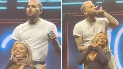 Love Islander Natalia speaks out after Chris Brown grabbed her neck on stage