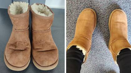 Woman shares genius trick to make Ugg boots look brand new again in seconds